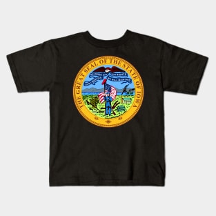 Iowa Coat of Arms Kids T-Shirt